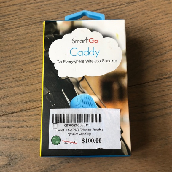 NWT bluetooth wireless speaker with clip - Picture 1 of 3